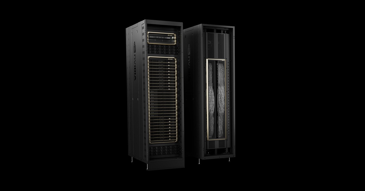 NVIDIA GB200 NVL72 rack system